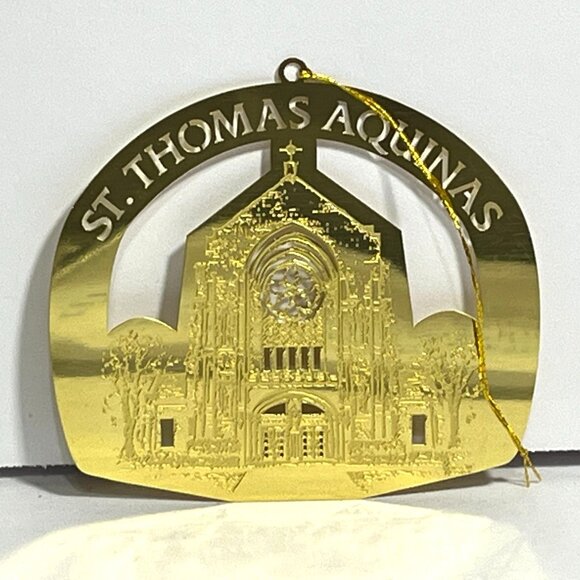 St Thomas Aquinas Catholic Church Dallas Texas Christmas Ornament - Picture 1 of 4